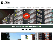 Tablet Screenshot of ledia.se